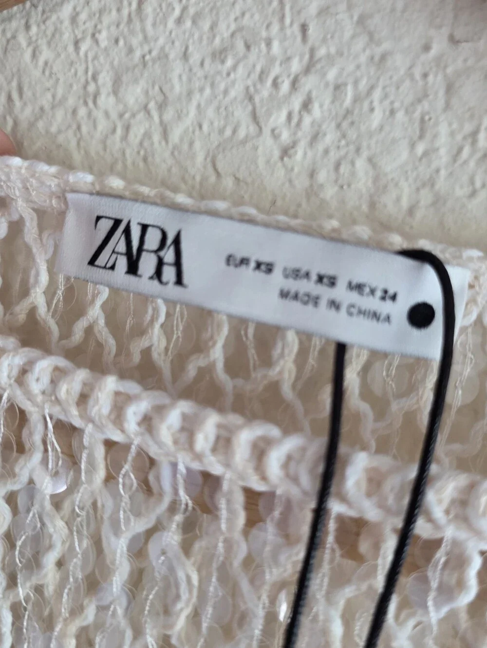 ZARA SEQUIN TOP SIZE XS